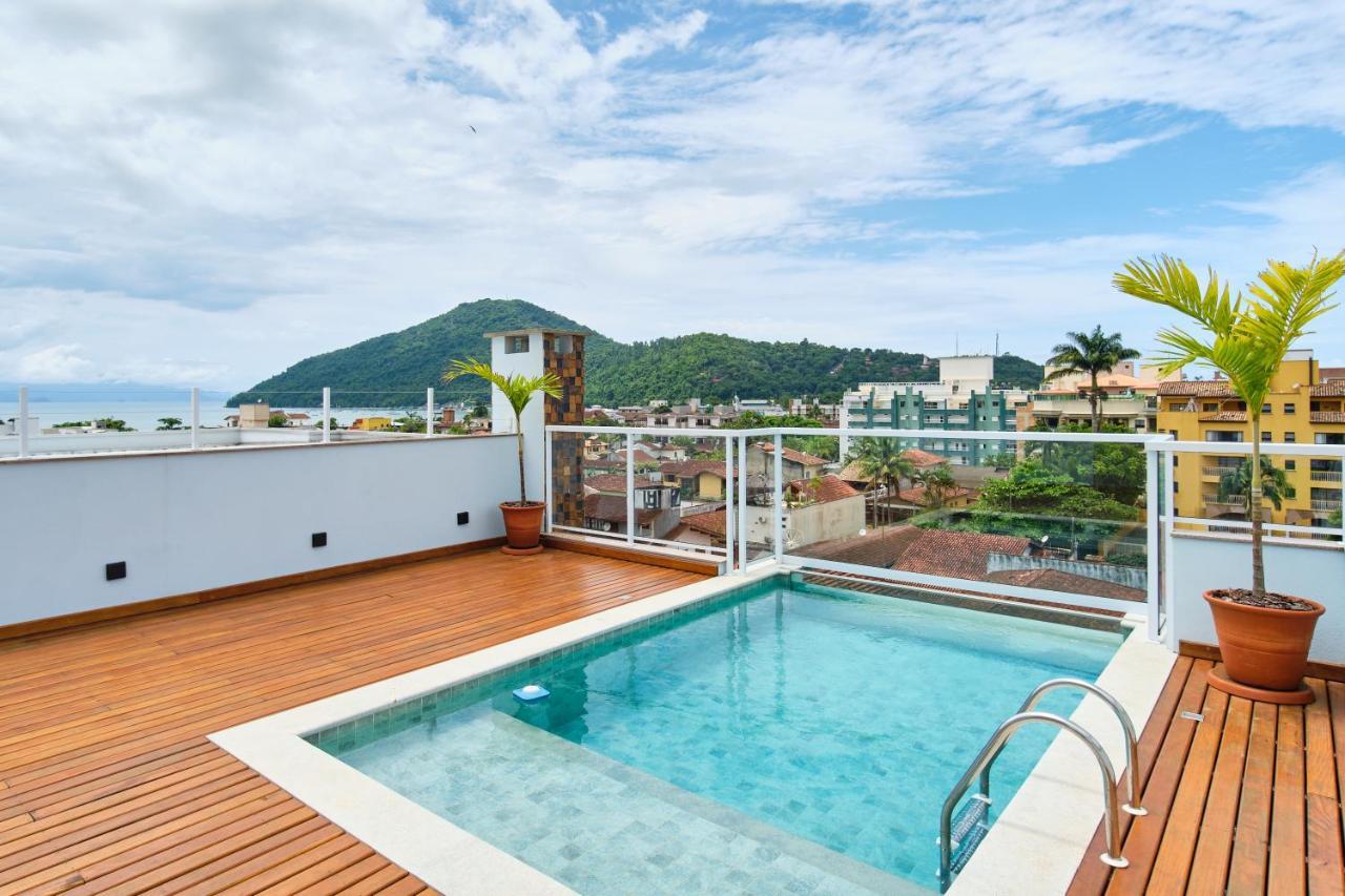 Orla Ubatuba 300 Metros - Ar Condicionado, Varanda Gourmet Exteriör bild