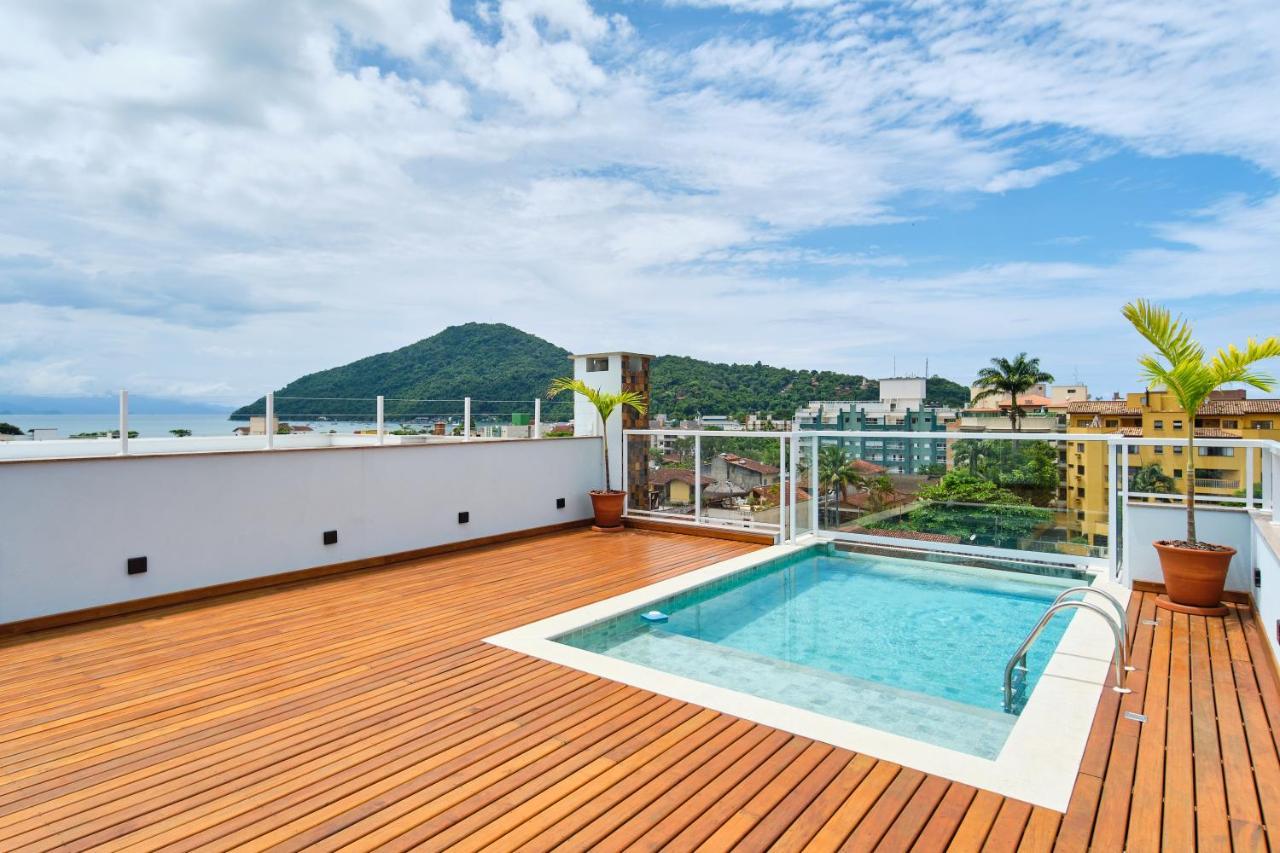 Orla Ubatuba 300 Metros - Ar Condicionado, Varanda Gourmet Exteriör bild