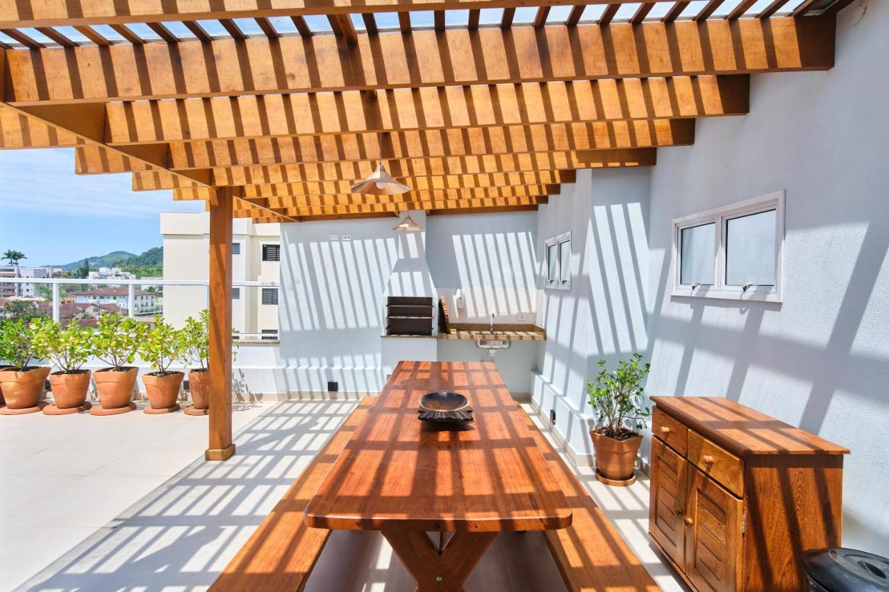 Orla Ubatuba 300 Metros - Ar Condicionado, Varanda Gourmet Exteriör bild
